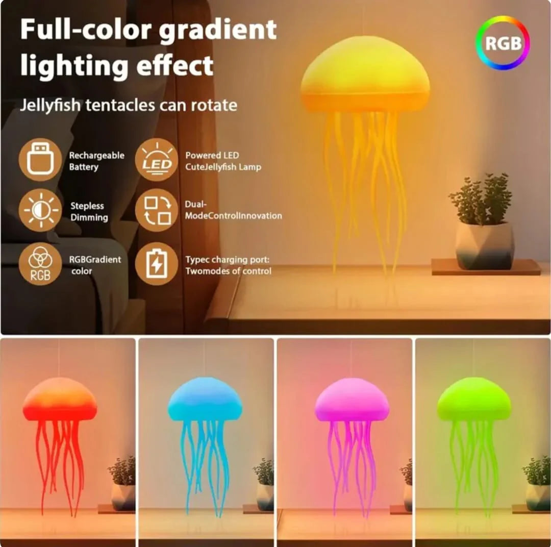 Jelly fish lamp