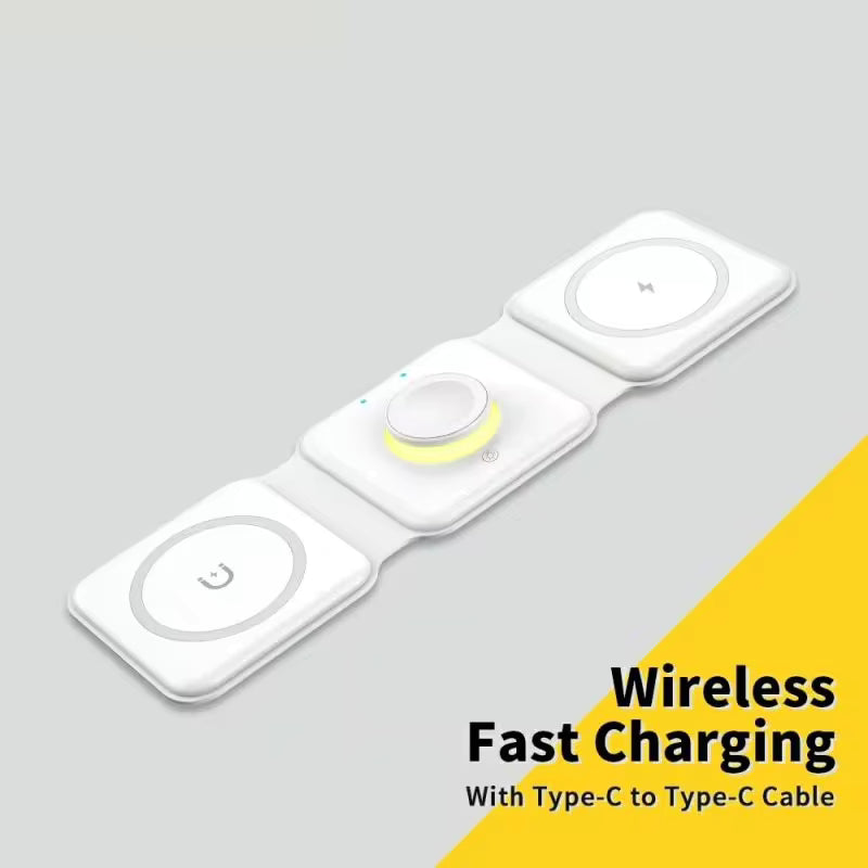 3 in 1 foldable wireless charger
